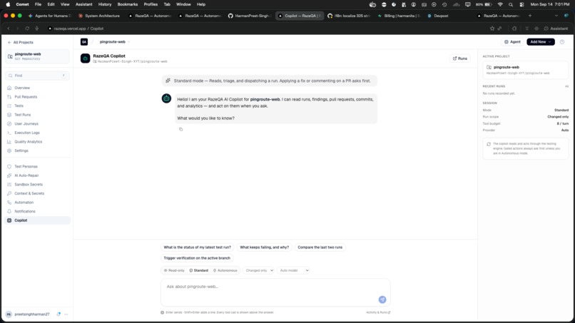 RazeQA — Autonomous Intent-to-Verification Engine – screenshot 2