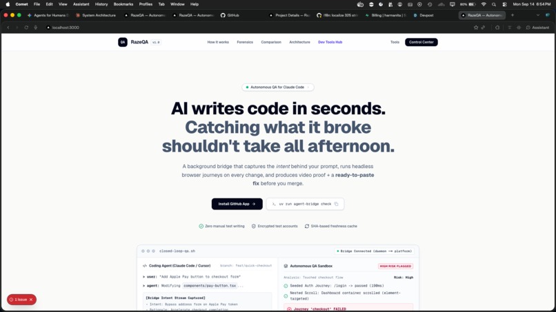 RazeQA — Autonomous Intent-to-Verification Engine – screenshot 6
