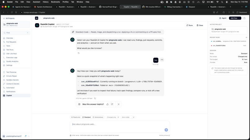 RazeQA — Autonomous Intent-to-Verification Engine – screenshot 7