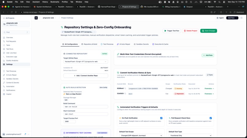 RazeQA — Autonomous Intent-to-Verification Engine – screenshot 10