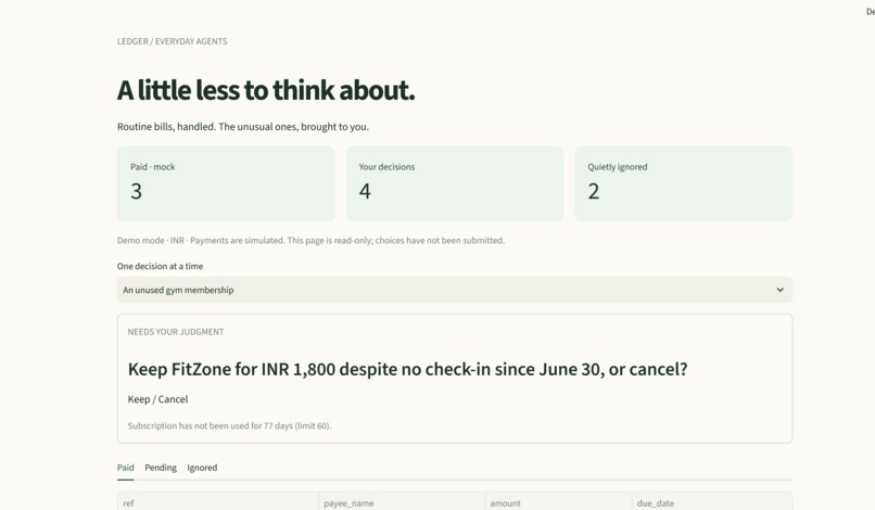 Quietpay – screenshot 1