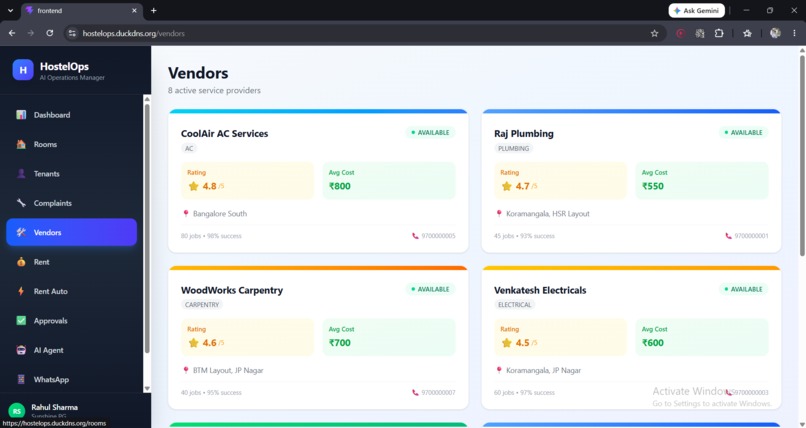 HostelOps – screenshot 4
