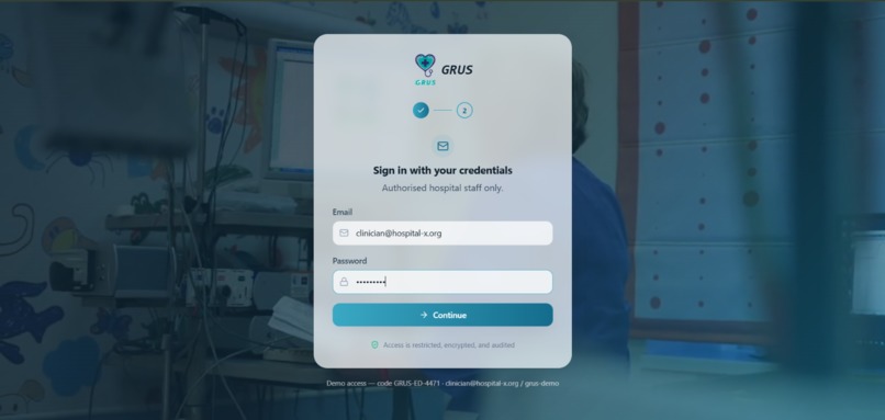 GRUS — Hospital Emergency Decision Support System – screenshot 5
