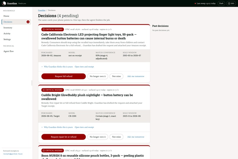 Recall and Warranty Guardian – screenshot 2