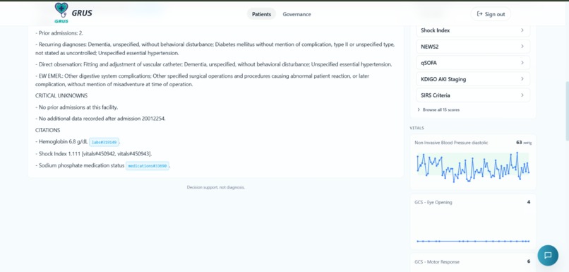 GRUS — Hospital Emergency Decision Support System – screenshot 8