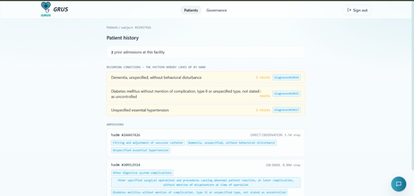 GRUS — Hospital Emergency Decision Support System – screenshot 9