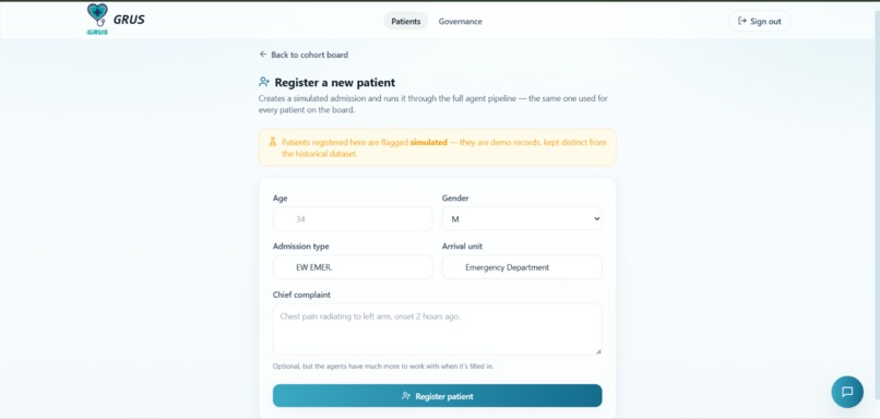GRUS — Hospital Emergency Decision Support System – screenshot 10