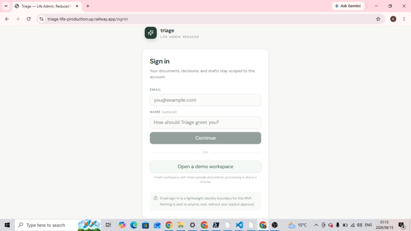 Triage-Life – screenshot 1
