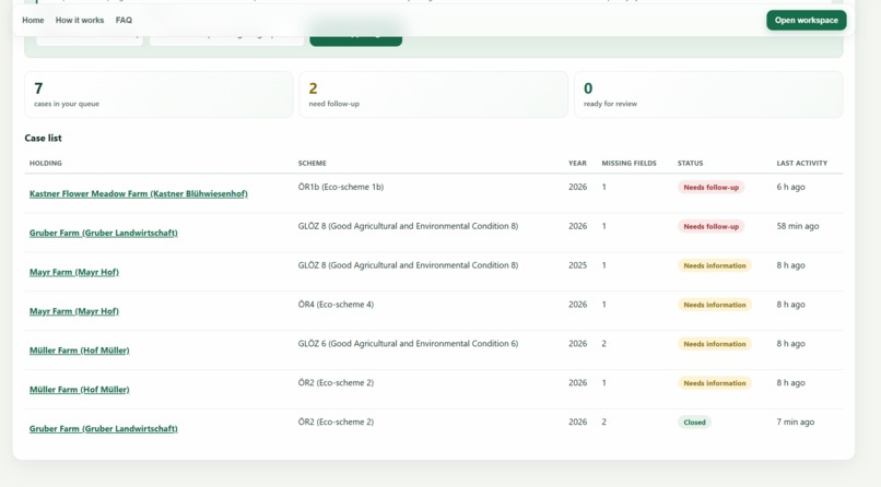 AcreVoice: evidence for farm advisers – screenshot 6