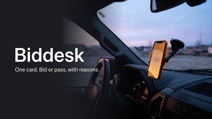 Biddesk – screenshot 1