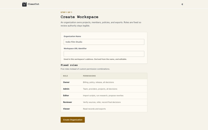ClearCut – screenshot 1