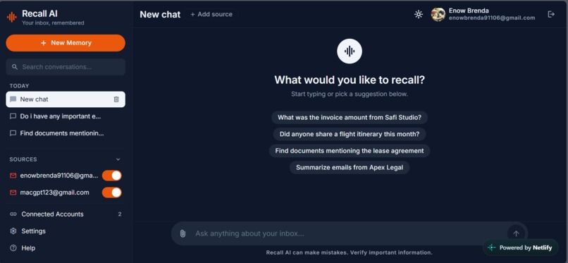 Recall AI – screenshot 2