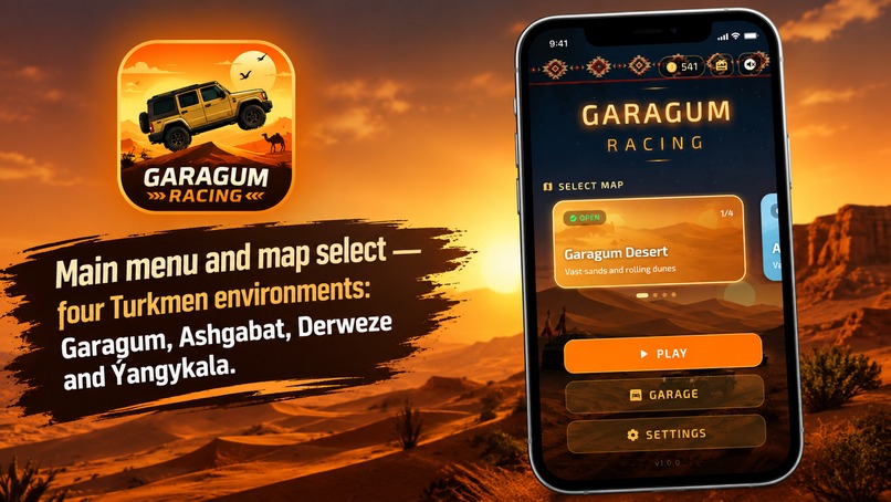 Garagum Racing – screenshot 1