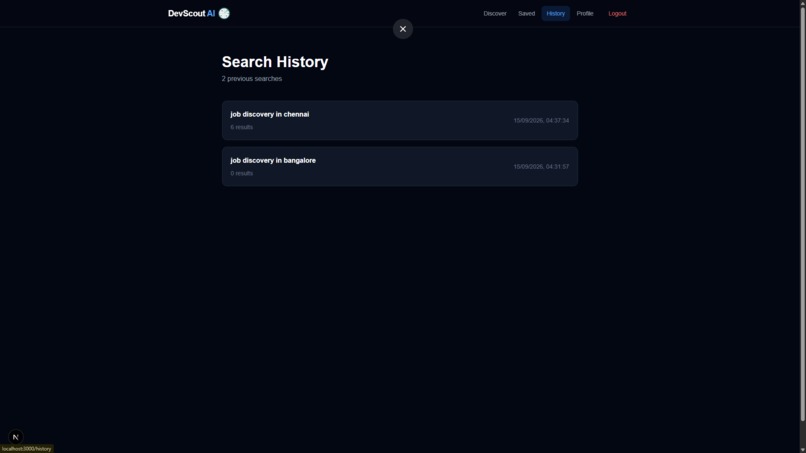 DevScout Ai – screenshot 2