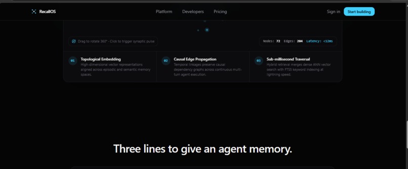 RecallOS: Local Memory Operating System for AI Agents – screenshot 7