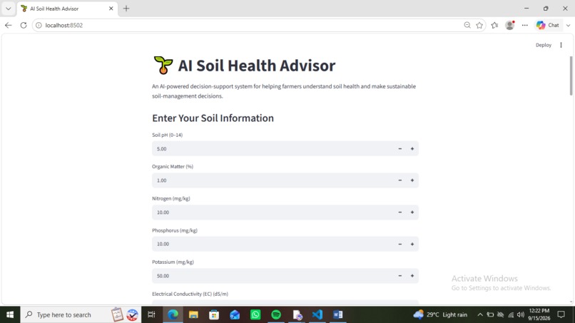 AI Soil Health Advisor – screenshot 1