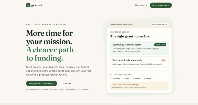 Granted – screenshot 2
