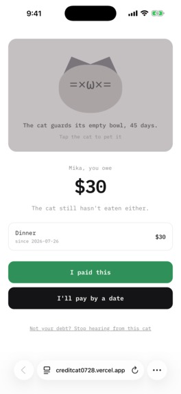 CreditCat – screenshot 4
