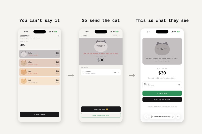 CreditCat – screenshot 1