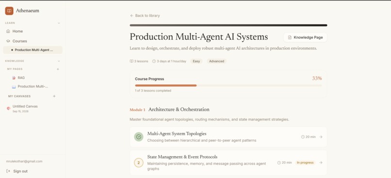 Athenaeum – screenshot 1