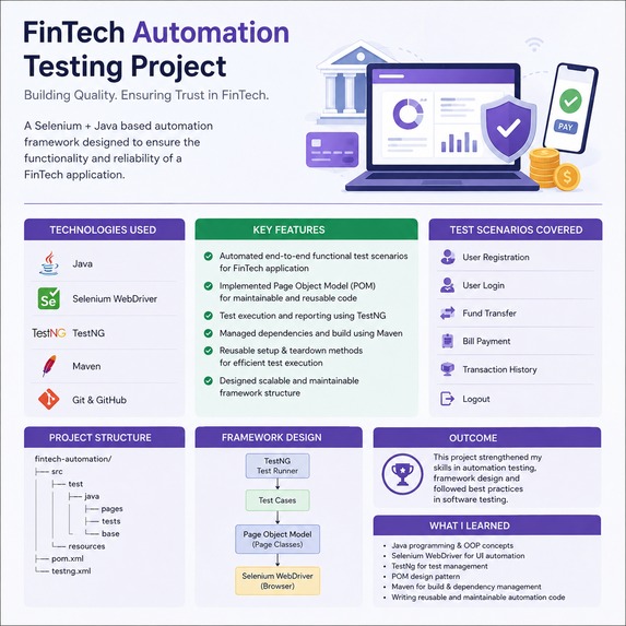 Fintech Automation banking Project – screenshot 1