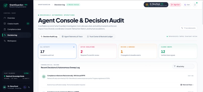 GrantGuardian: Multi-Agent Citation Integrity SaaS – screenshot 4