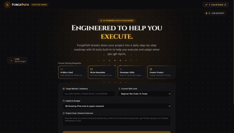 ForgePathAI – screenshot 1