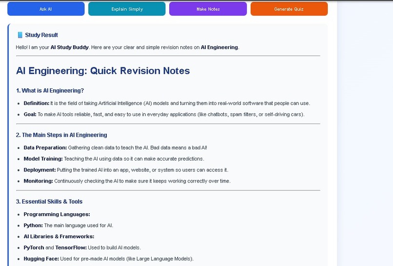 AI Study Buddy – screenshot 6