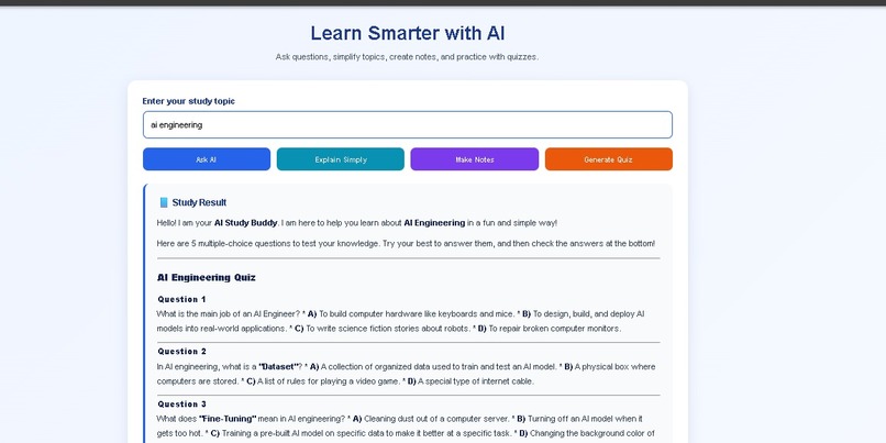 AI Study Buddy – screenshot 8