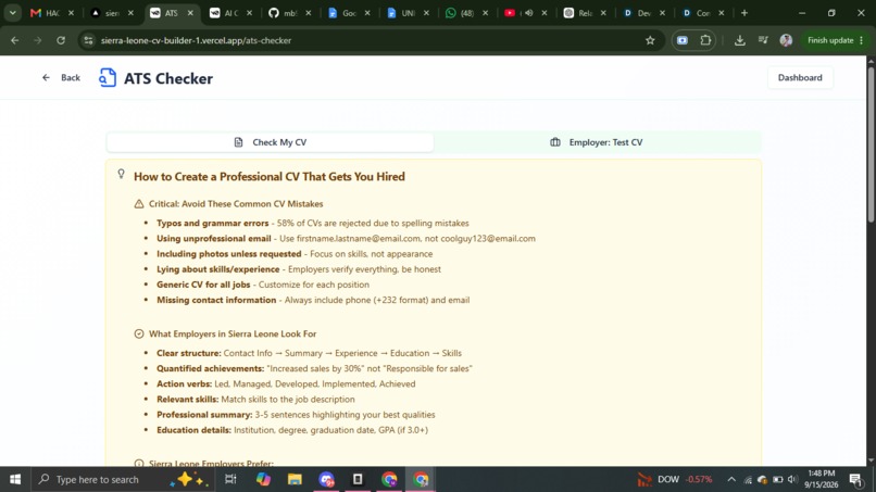 cvbuilder – screenshot 6