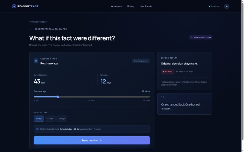 REASONTRACE – screenshot 6