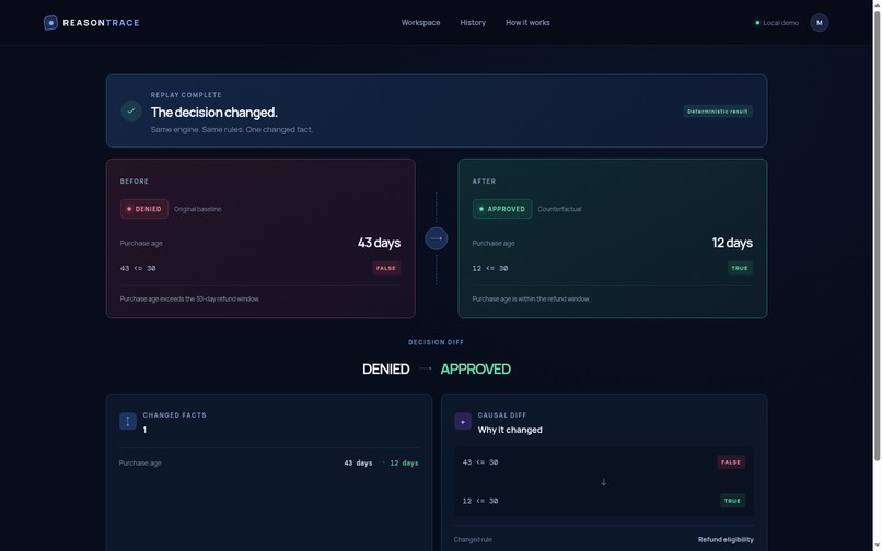 REASONTRACE – screenshot 7