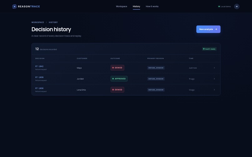 REASONTRACE – screenshot 9