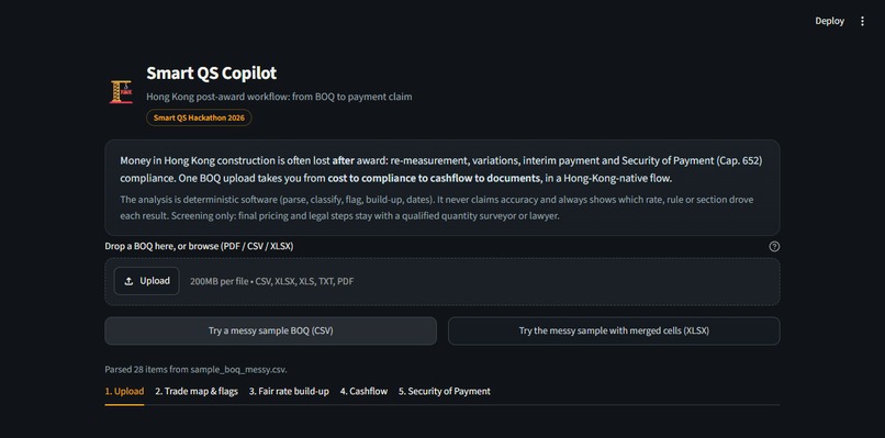 Smart QS Copilot – screenshot 1