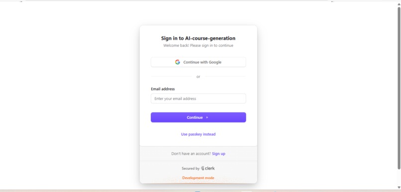 AI Course Generator – screenshot 2