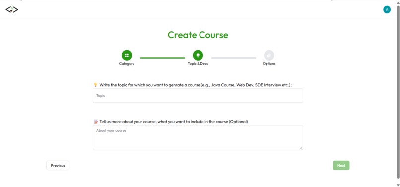 AI Course Generator – screenshot 5