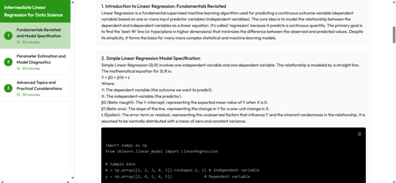 AI Course Generator – screenshot 11