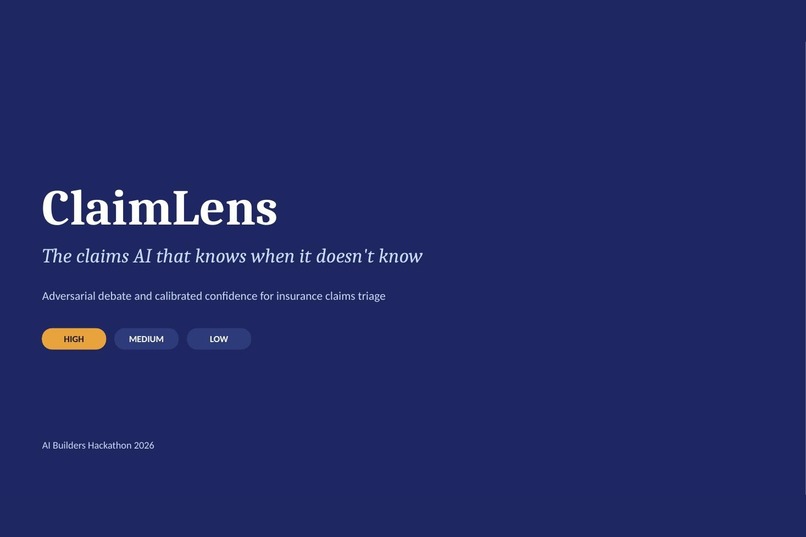 ClaimLens – screenshot 1