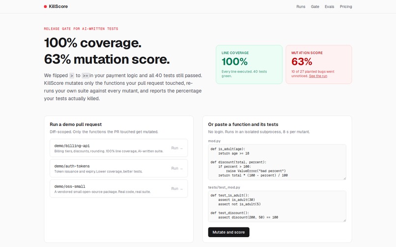 KillScore – screenshot 1