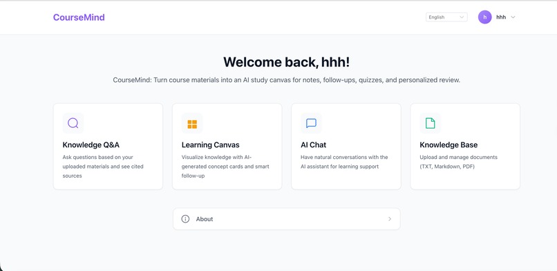 CourseMind – screenshot 1