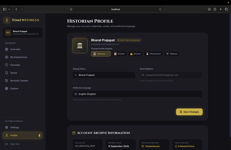 TimeWitness – screenshot 2