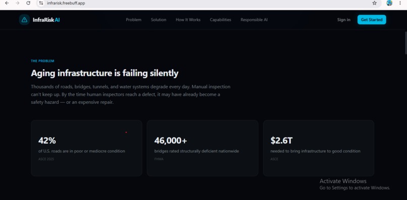 InfraRisk AI – screenshot 2