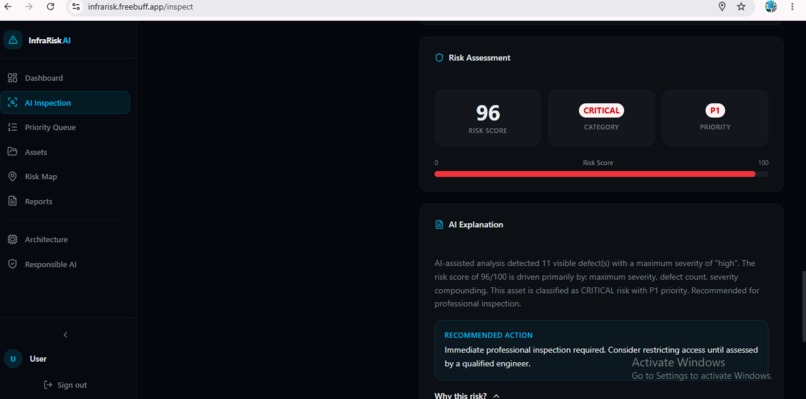 InfraRisk AI – screenshot 7