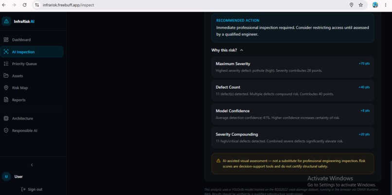 InfraRisk AI – screenshot 8
