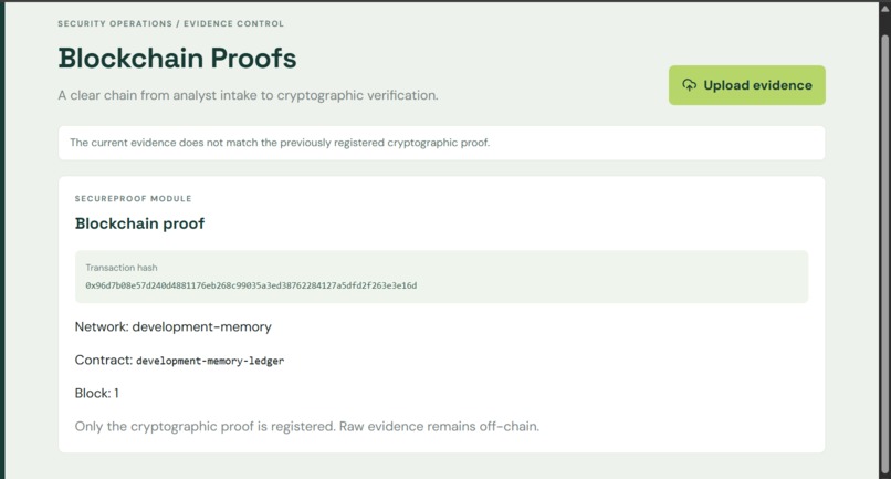 SecureProof – screenshot 3