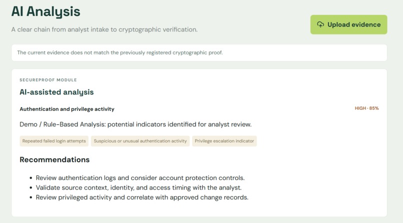 SecureProof – screenshot 4