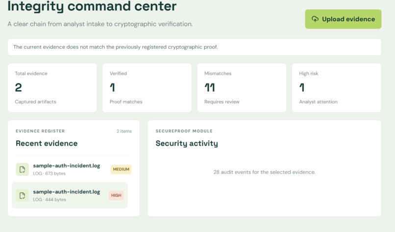 SecureProof – screenshot 6