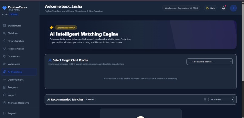 OrphanCare AI – screenshot 2