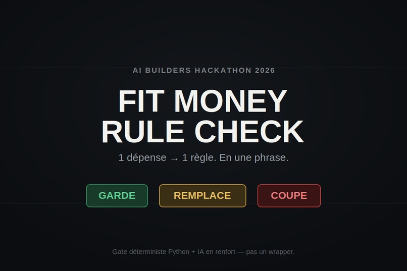 Fit Money Rule Check – screenshot 1