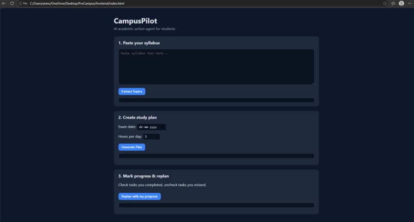 CampusPilot – screenshot 1